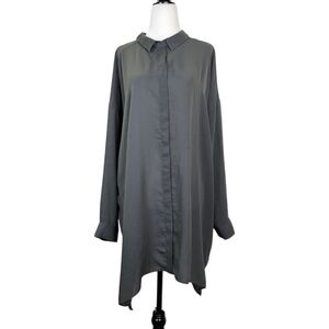 COS sheet button down long sleeves relaxed fit shirt